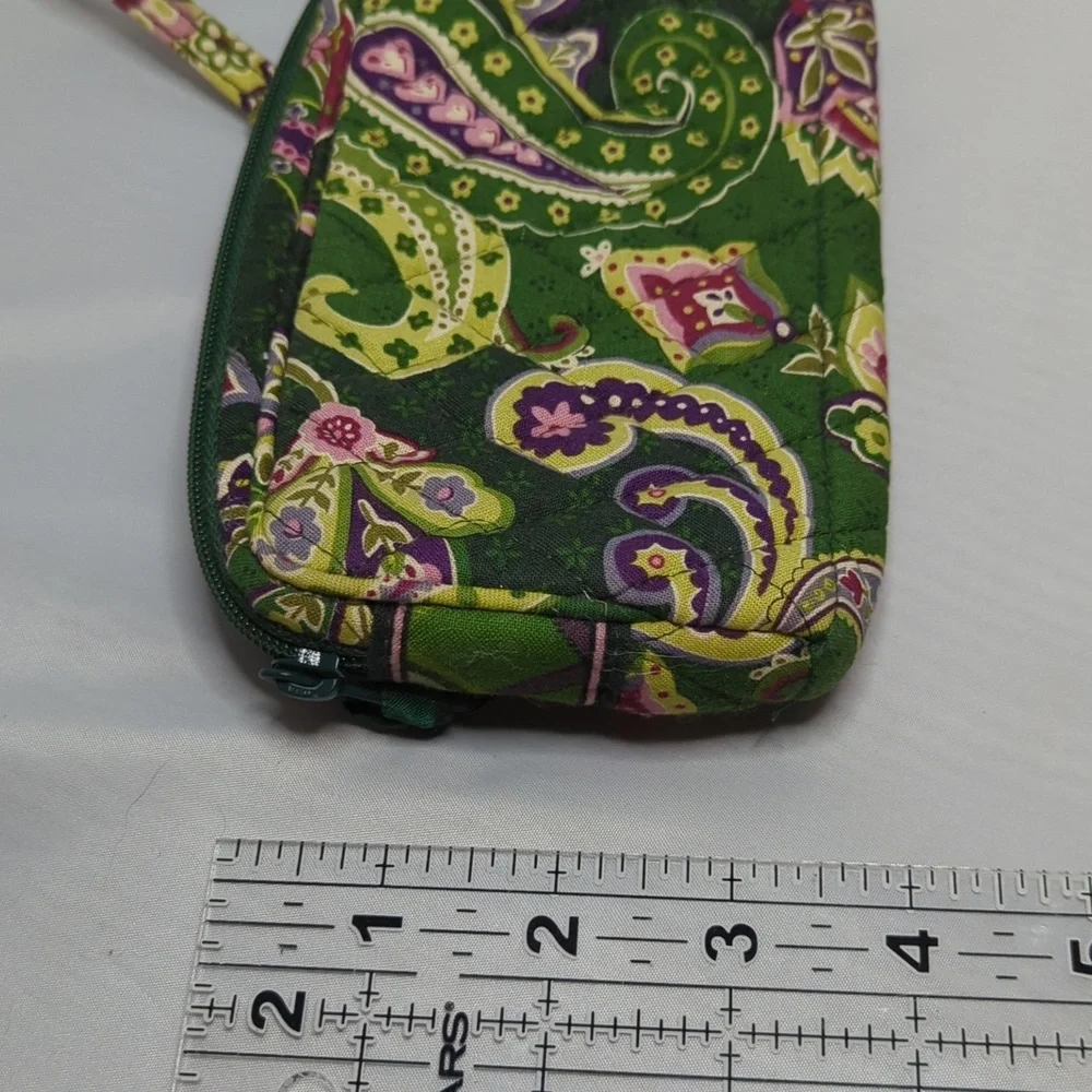 Vera Bradley Chelsea Green Wristlet